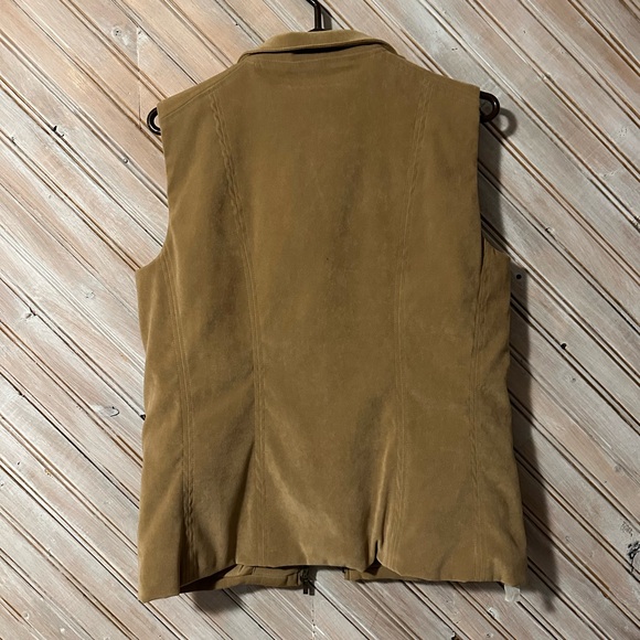 Denver Hayes Puffer Tan Khaki Lightweight Vest Layering Fall Western Sleeveless - Picture 7 of 7